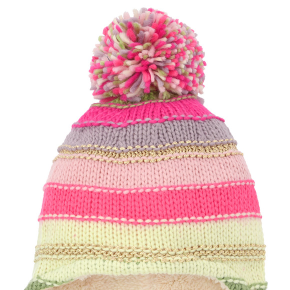 Mädchen Strickmütze mit Effektgarn