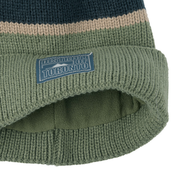 Jungen Strickmütze aus Rippstrick