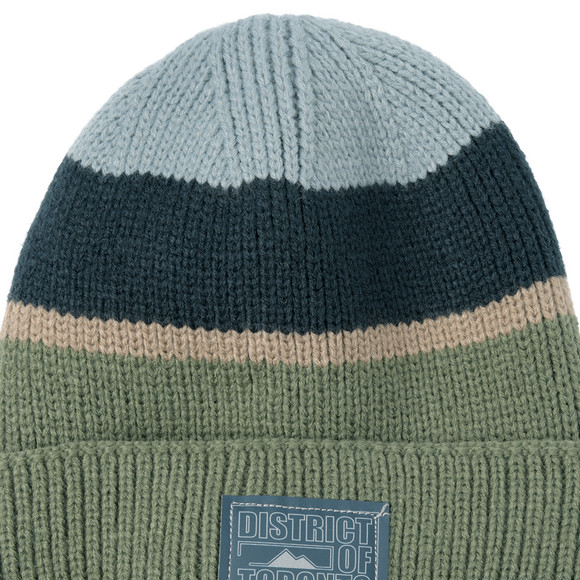 Jungen Strickmütze aus Rippstrick