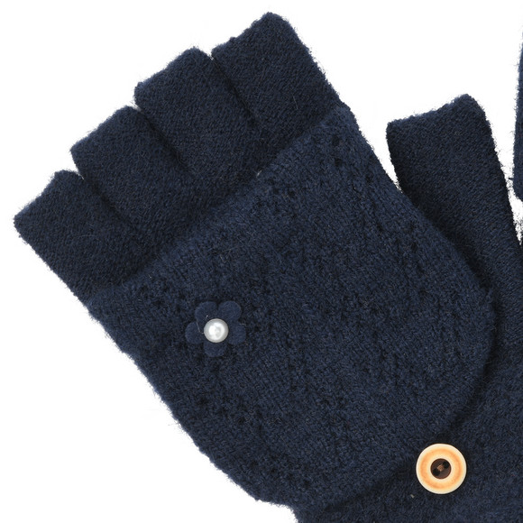 Mädchen Handschuhe mit Umschlagkappe