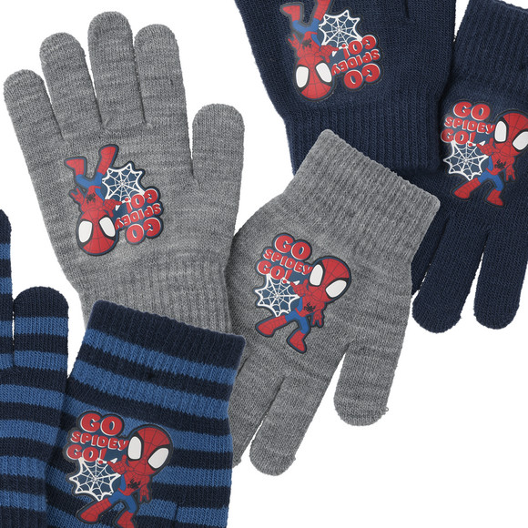 3 Paar Spidey Handschuhe im Set