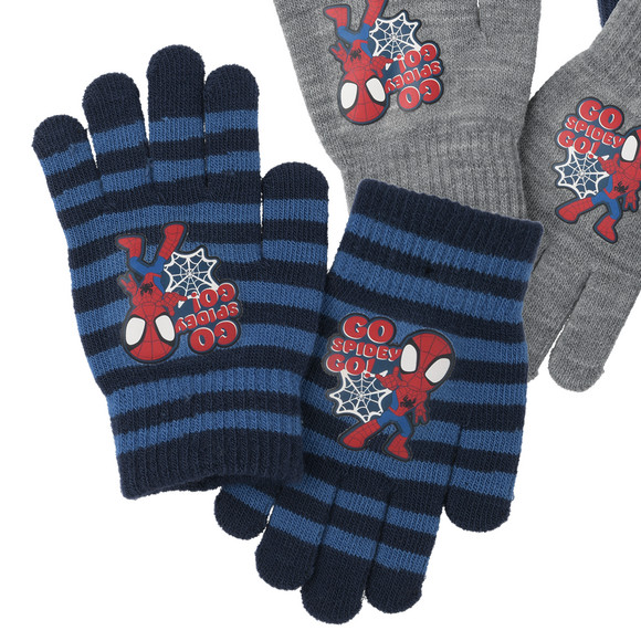 3 Paar Spidey Handschuhe im Set