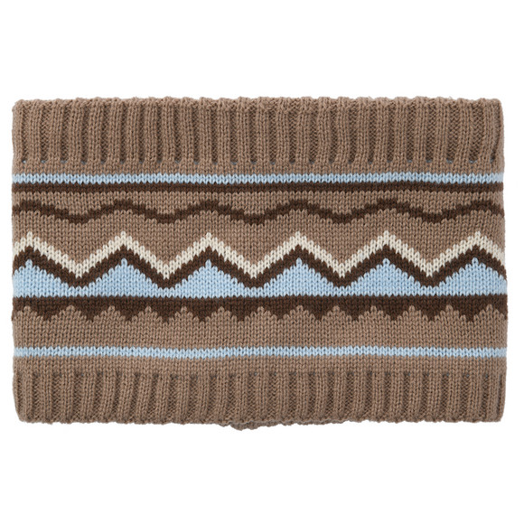 Baby Snood mit Norweger-Muster
