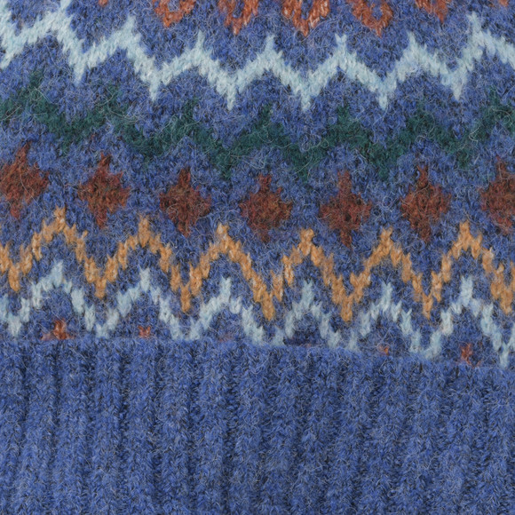 Jungen Strickmütze mit Norwegermuster