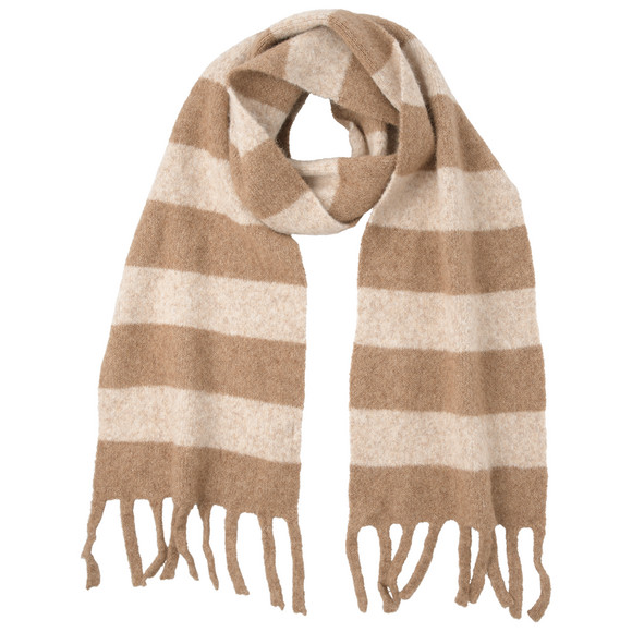 Damen Winterschal mit Blockstreifen