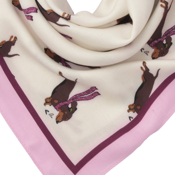 Damesdoek met teckelmotieven