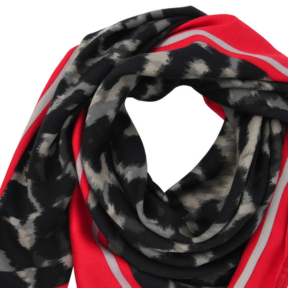 Damesdoek met luipaardprint