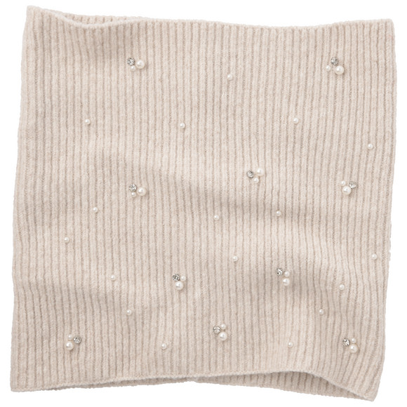 Damen Snood mit Perlen