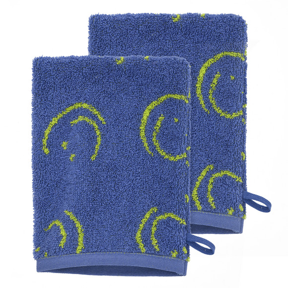 2 Waschhandschuhe aus Baumwolle