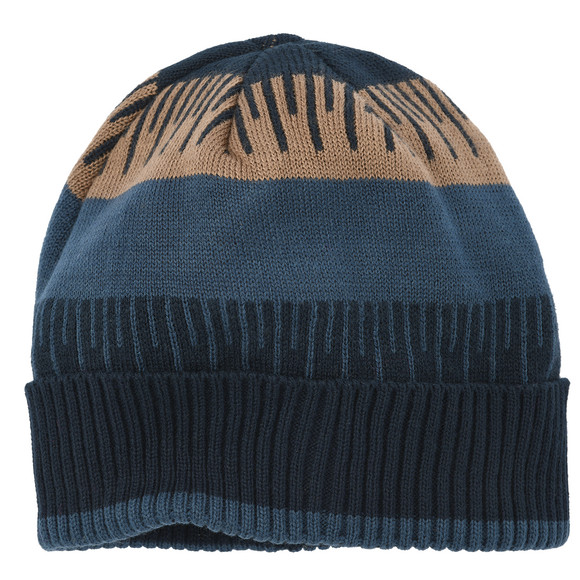 Jungen Strickmütze mit grafischem Muster