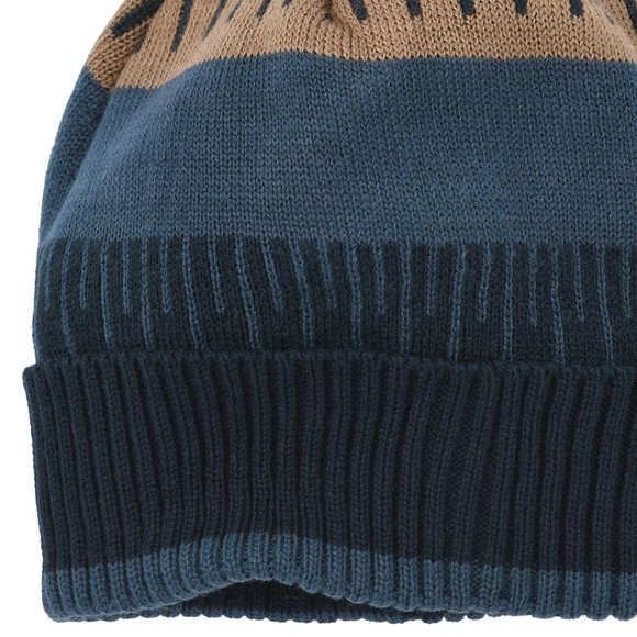 Jungen Strickmütze mit grafischem Muster
