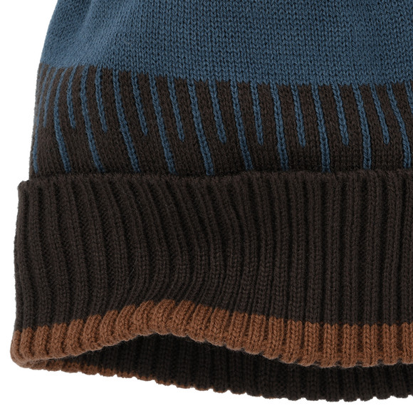Jungen Strickmütze mit grafischem Muster
