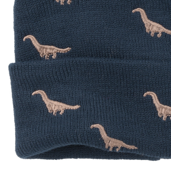 Jungen Mütze mit Dino-Stickerei