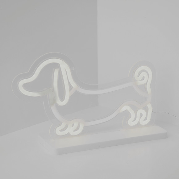 LED-Lampe in Dackel-Design
