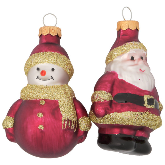 5 Weihnachtskugeln in verschiedenen Formen