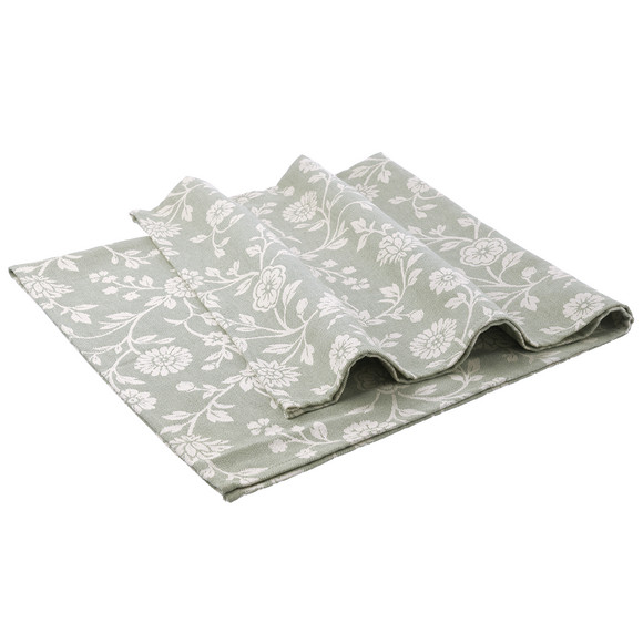 Tischdecke mit floralen Motiven