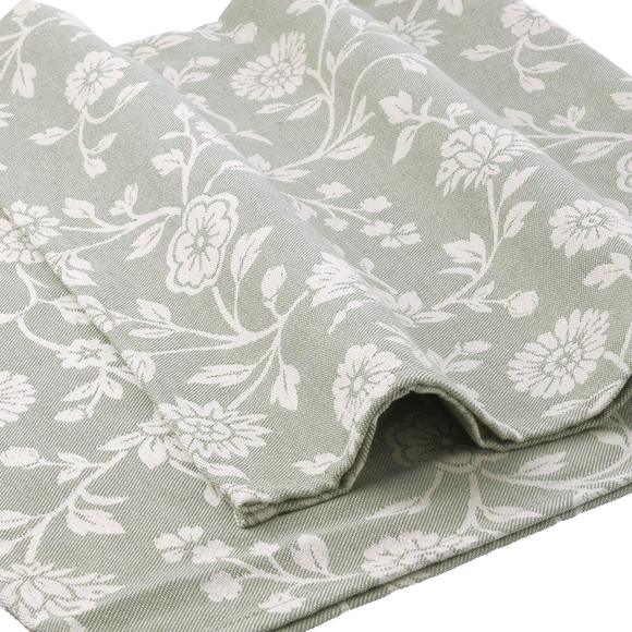 Tischdecke mit floralen Motiven