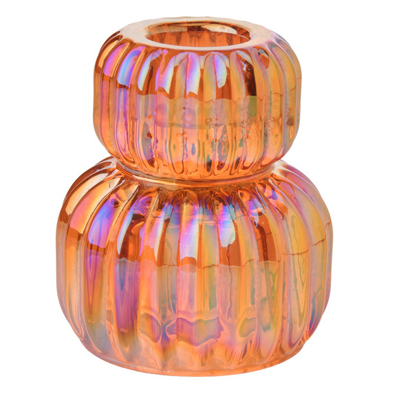Wendbarer Kerzenhalter aus Glas