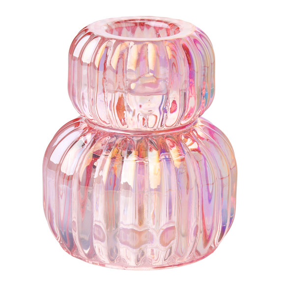 Wendbarer Kerzenhalter aus Glas