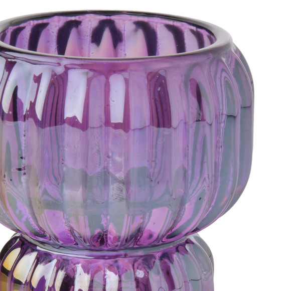 Wendbarer Kerzenhalter aus Glas