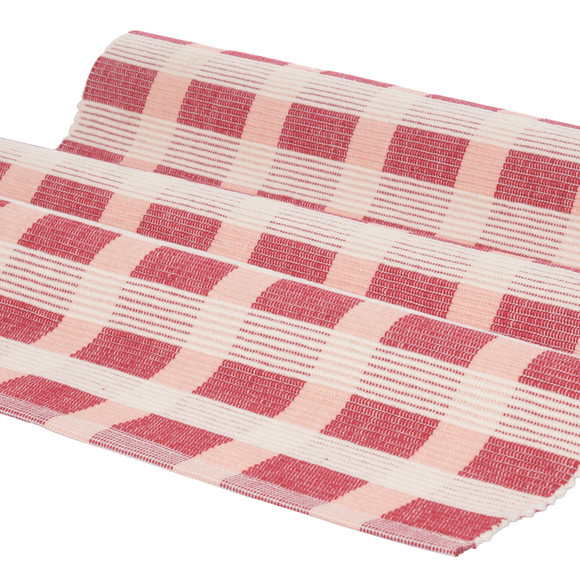Tischläufer mit Rippstruktur