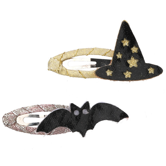 4 Haarspangen  im Halloween-Look