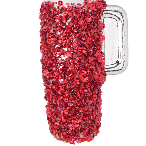 Baumschmuck Trinkbecher mit Strohhalm