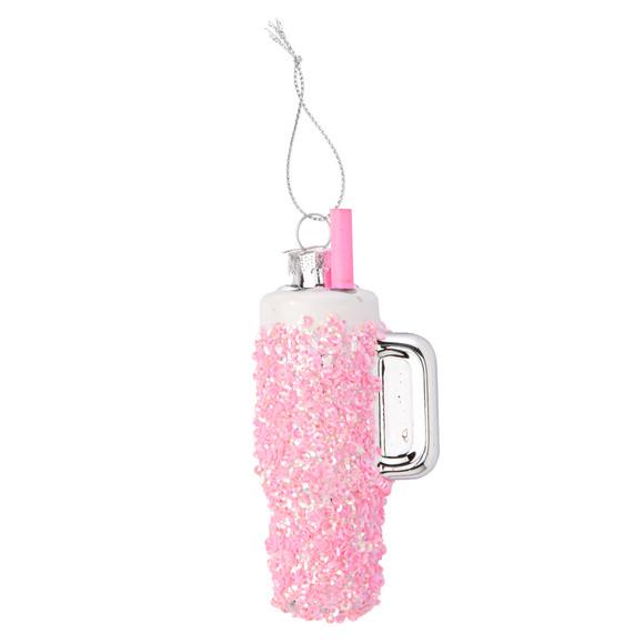 Baumschmuck Trinkbecher mit Strohhalm