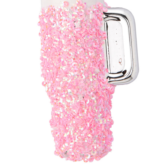 Baumschmuck Trinkbecher mit Strohhalm