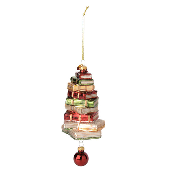 Baumschmuck Bücherstapel