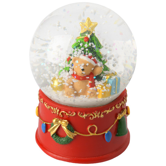 Schneekugel im weihnachtlichen Design