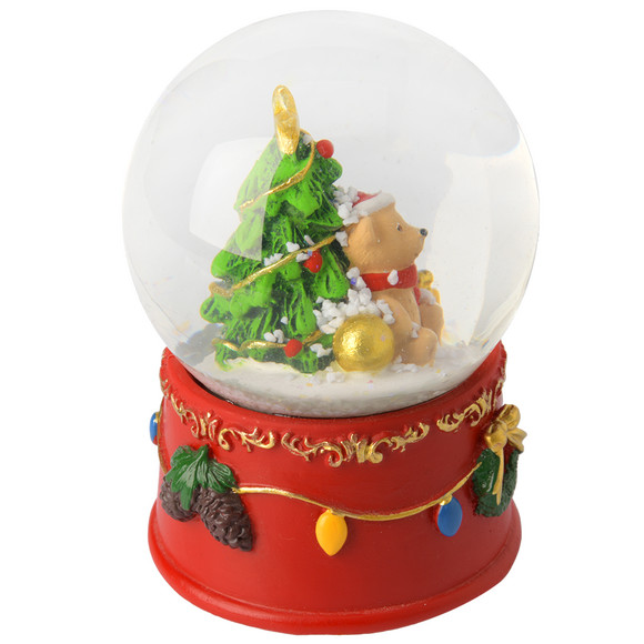 Schneekugel im weihnachtlichen Design