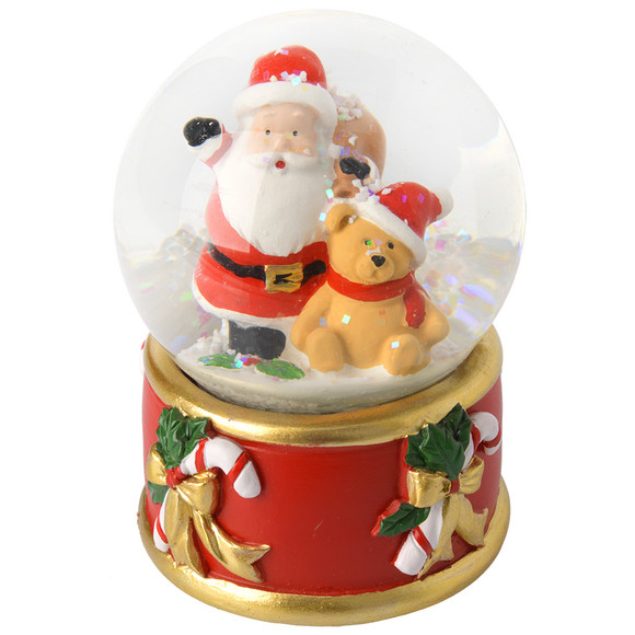 Schneekugel im weihnachtlichen Design