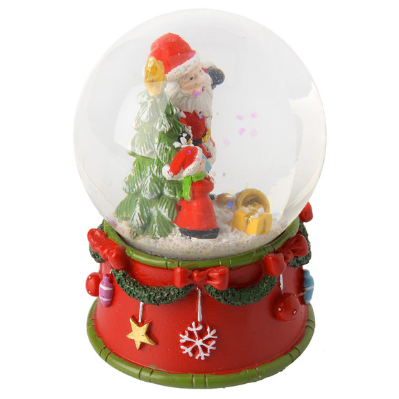 Schneekugel im weihnachtlichen Design