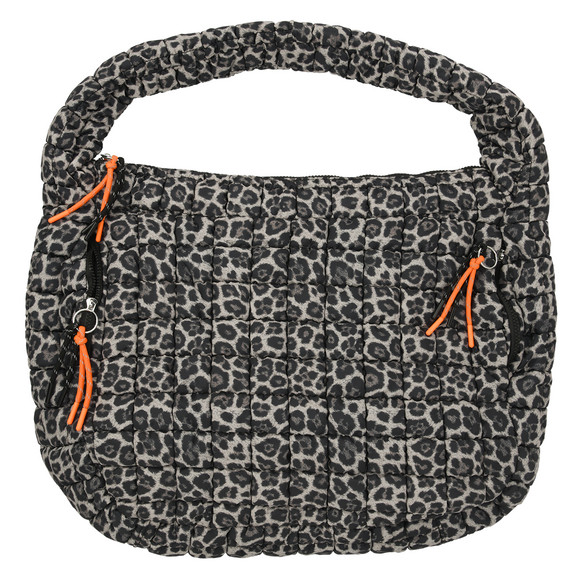 Gesteppter Shopper mit Zipper