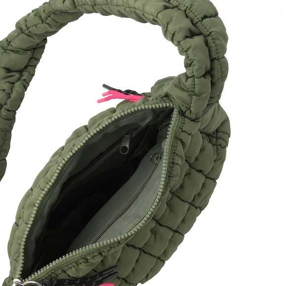 Gesteppte Umhängetasche mit Zipper