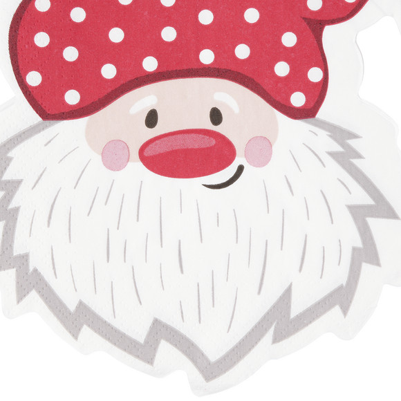 12 Servietten im weihnachtlichen Design
