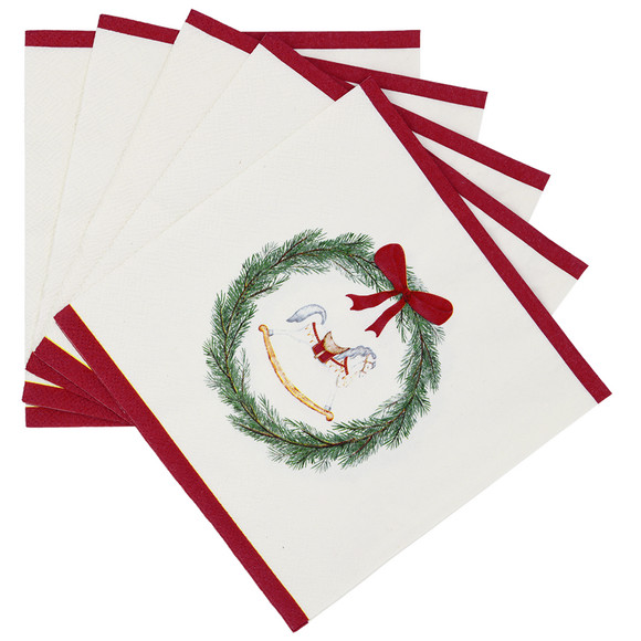 20 Servietten im weihnachtlichen Design