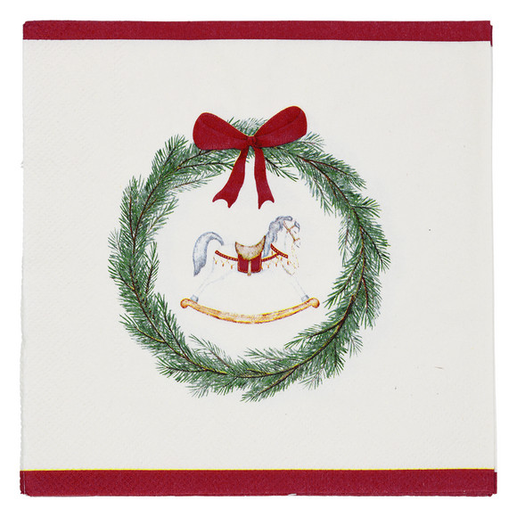 20 Servietten im weihnachtlichen Design
