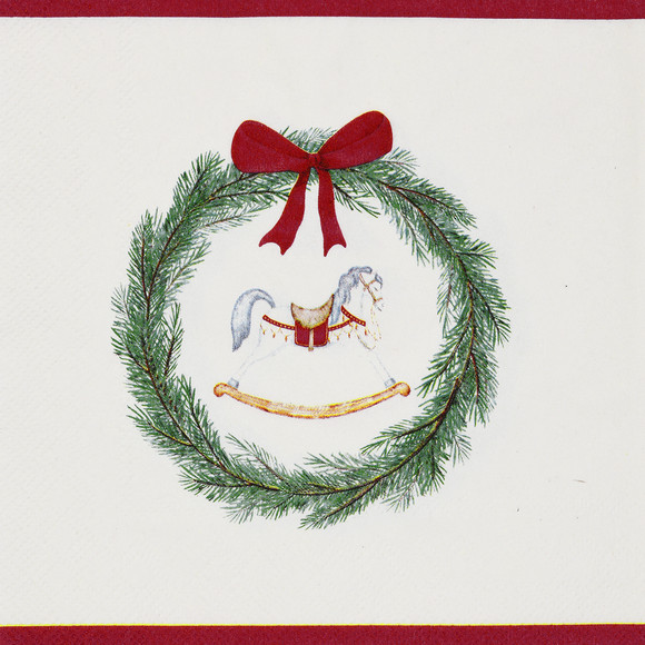 20 Servietten im weihnachtlichen Design