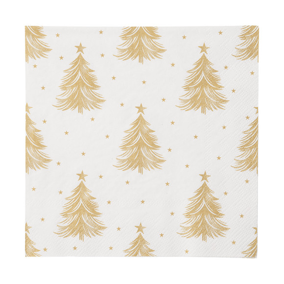 20 Servietten im weihnachtlichen Design