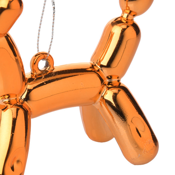 Baumschmuck Ballon-Hund glänzend