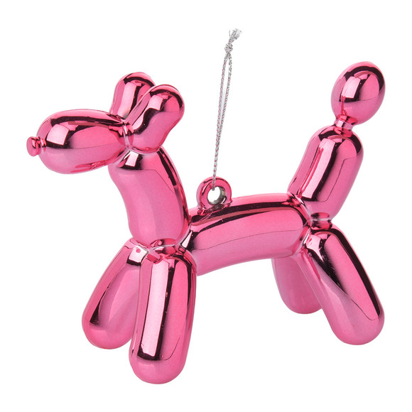 Baumschmuck Ballon-Hund glänzend
