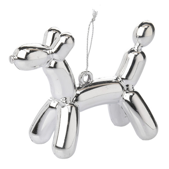 Baumschmuck Ballon-Hund glänzend