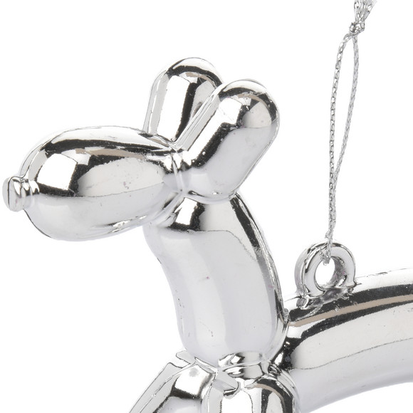Baumschmuck Ballon-Hund glänzend