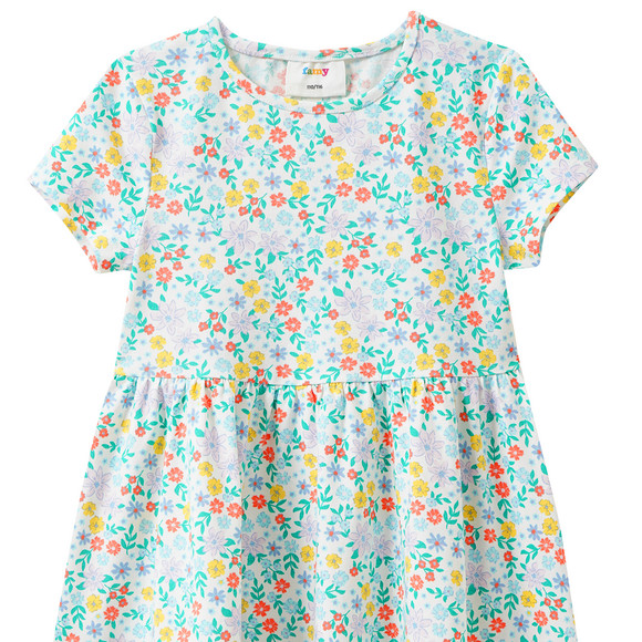 Mädchen Kleid mit Allover-Muster