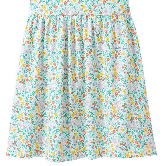 Mädchen Kleid mit Allover-Muster
