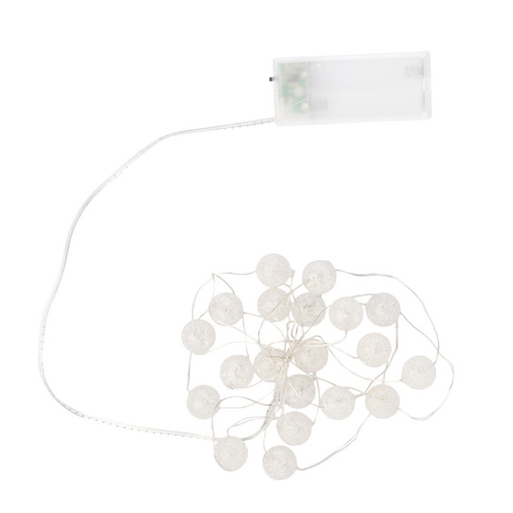 LED-Lichterkette mit Kugeln