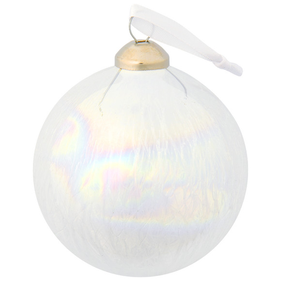 Weihnachtskugel mit Schimmer
