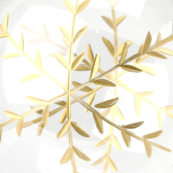 Weihnachtskugel mit Schneeflocke
